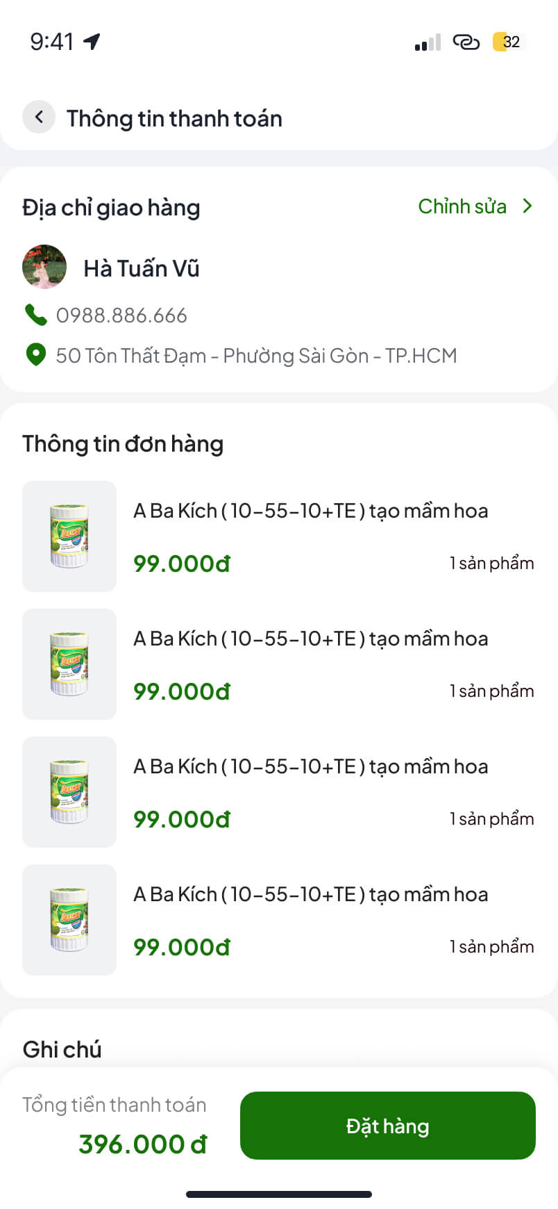 FertiApp – Ứng dụng quản lý phân bón